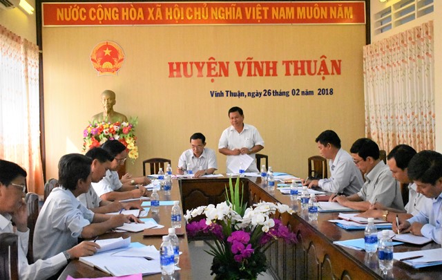 Cổng thông tin điện tử Tỉnh Kiên Giang - Vĩnh Thuận thông qua đề án xây dựng huyện đạt chuẩn nông thôn mới, giai đoan 2017-2020