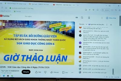 TỔ CHỨC TẬP HUẤN SỬ DỤNG SÁCH GIÁO KHOA CẤP THCS CHUẨN BỊ CHO NĂM HỌC 2026–2027