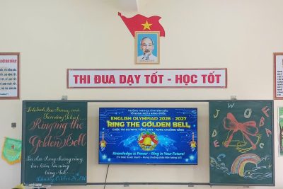 Hoạt động ngoại khóa Tiếng Anh “Rung chuông vàng – Ring the Golden Bell” Năm học 2026 – 2027