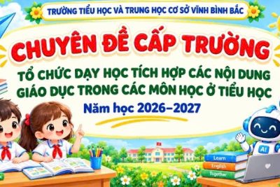 TỔ CHỨC CHUYÊN ĐỀ:  DẠY HỌC TÍCH HỢP CÁC NỘI DUNG GIÁO DỤC TRONG CÁC MÔN HỌC Ở TIỂU HỌC