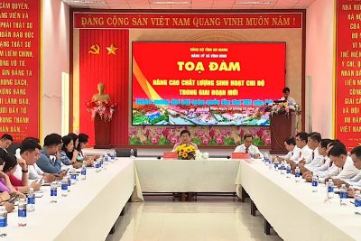 Đổi mới công tác tuyên truyền ở xã Vĩnh Bình góp phần đưa nghị quyết của Đảng vào cuộc sống