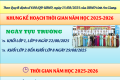 KHUNG KẾ HOẠCH THỜI GIAN NĂM HỌC 2025-2026
