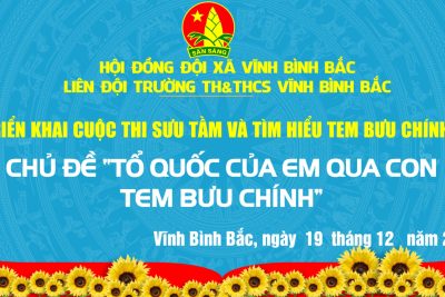 TRIỂN KHAI CUỘC THI SƯU TẦM VÀ TÌM HIỂU TEM BƯU CHÍNH CHỦ ĐỀ “TỔ QUỐC CỦA EM QUA CON TEM BƯU CHÍNH”