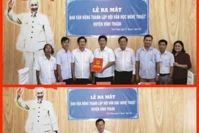 Vĩnh Thuận ra mắt Ban vận động thành lập hội văn học nghệ thuật