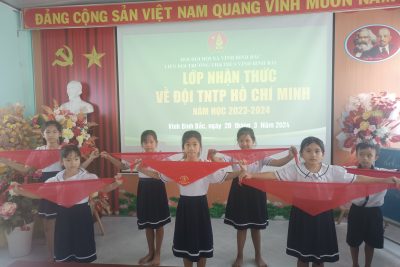 Lớp nhận thức về Đội TNTP Hồ Chí Minh cho nhi đồng khối 3 năm học 2023-2024