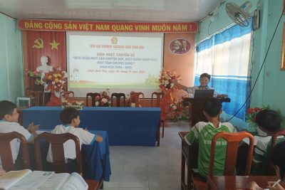SINH HOẠT CHUYÊN ĐỀ “MỖI TUẦN MỘT CÂU CHUYỆN ĐẸP, MỘT CUỐN SÁCH HAY, MỘT TẤM GƯƠNG SÁNG” NĂM HỌC 2024-2025