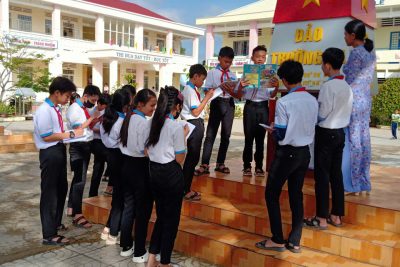 TIẾT DẠY TÍCH HỢP MÔ HÌNH CỘT MỐC TRƯỜNG SA MÔN LỊCH SỬ 8