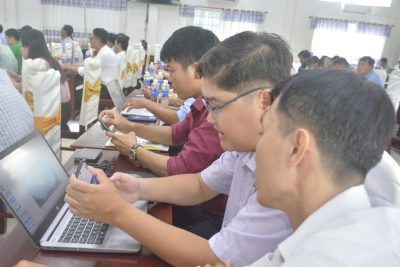 Hiệu quả số hóa tài liệu trong công tác xây dựng Đảng ở xã Vĩnh Bình