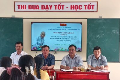 HỌP CHI BỘ THÁNG 5/2026