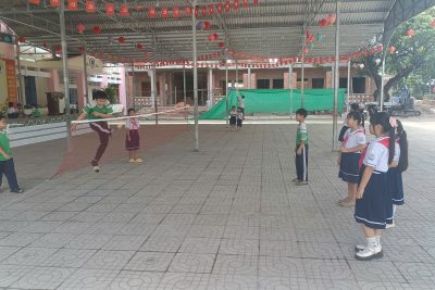 LIÊN ĐỘI TRƯỜNG TH&THCS VĨNH BÌNH BẮC TỔ CHỨC “GIỜ RA CHƠI TRẢI NGHIỆM SÁNG TẠO” CHO HỌC SINH